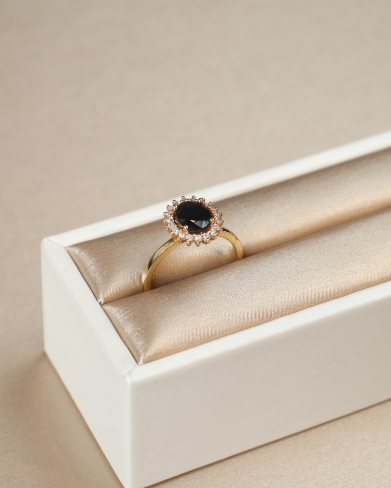 Anillo lady di en oro amarillo