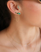 Topos corazón esmeralda.