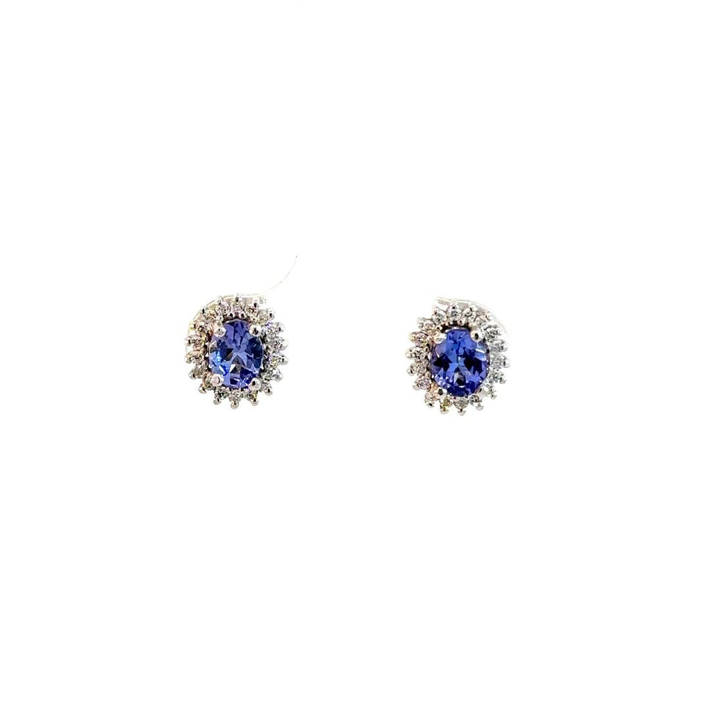 Aretes Antoniette tanzanita 0,82 cts