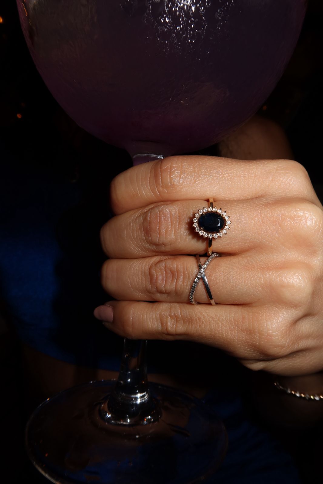 Anillo lady di en oro amarillo