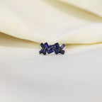 Anillo Coachella Zafiros oro blanco