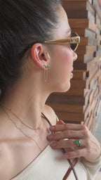 Topos corazón esmeralda.